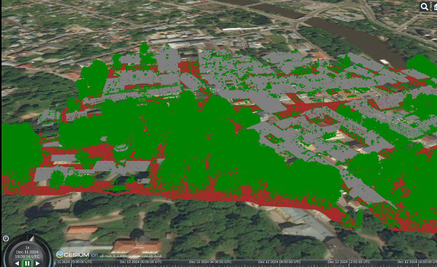 Visualizing 3D Point Cloud Data using Cesium