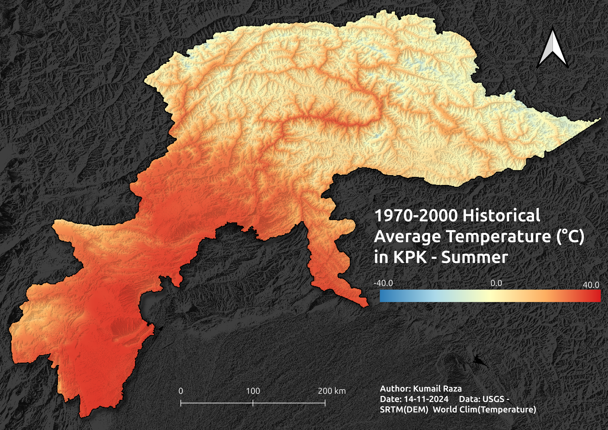 Summer Temperature Distribution